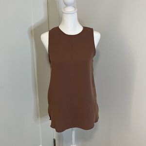 BABATON Brown Sleeveless Blouse Top from Aritzia - Size XXS
